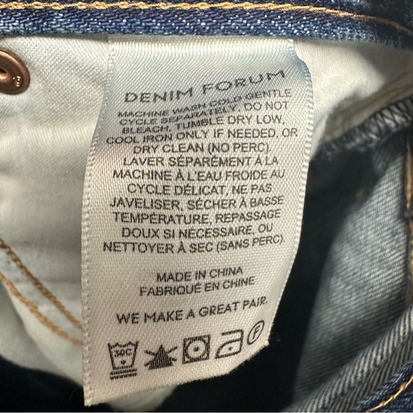 Aritzia Denim Forum The Pin-Up Super High Straight Size 26 - Picture 12 of 13